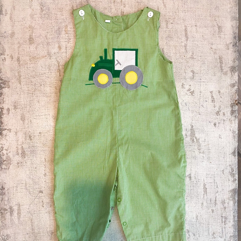 Baby Boy Tractor Jon Jon 12M- runs large